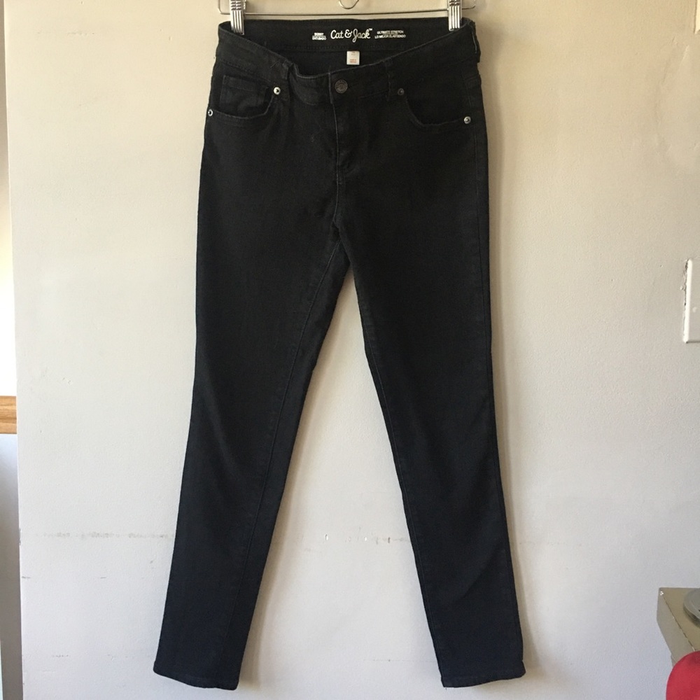 Cat & Jack Skinny Black Jeans . Size Girls 16